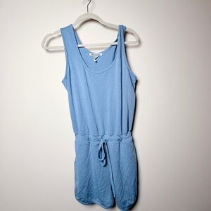 Stylish Blue Sleeveless Romper